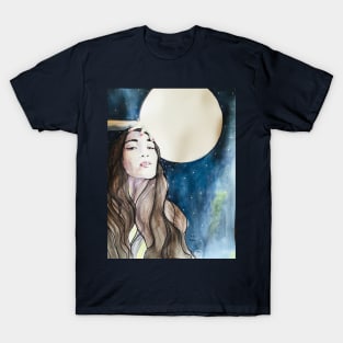 Hindi Zahra and the moon T-Shirt